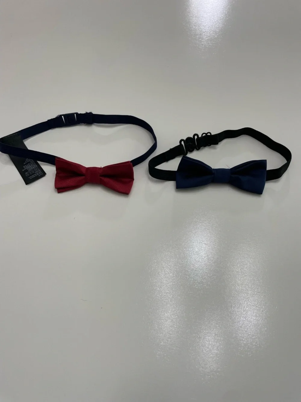Navy Blue and Burgundy Red Classic Bow Ties